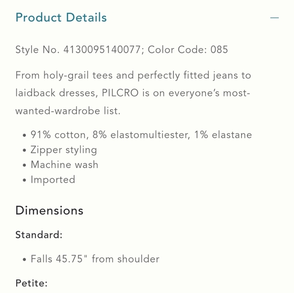 NWT Anthropologie Pilcro Icon Fluted Denim Midi Dress Size Small Coral - Picture 3 of 14